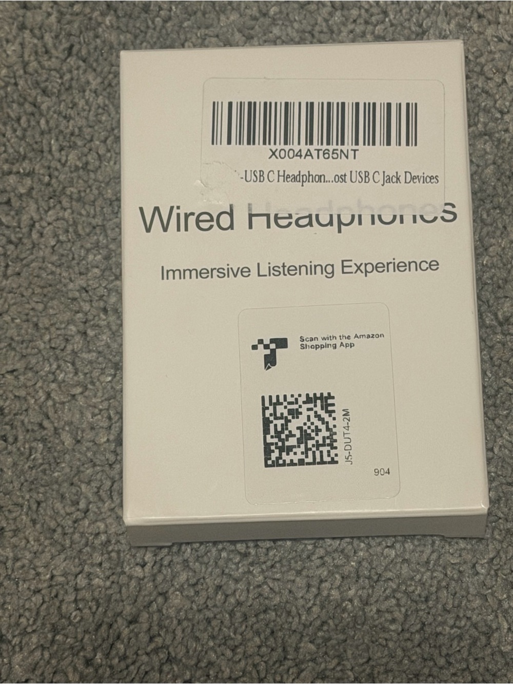Wired Headphones USB-C - White